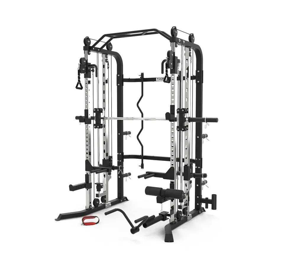 toorx-asx-2000-stazione-all-in-one-3-in-1-dual-pulley-smith-rack image 1