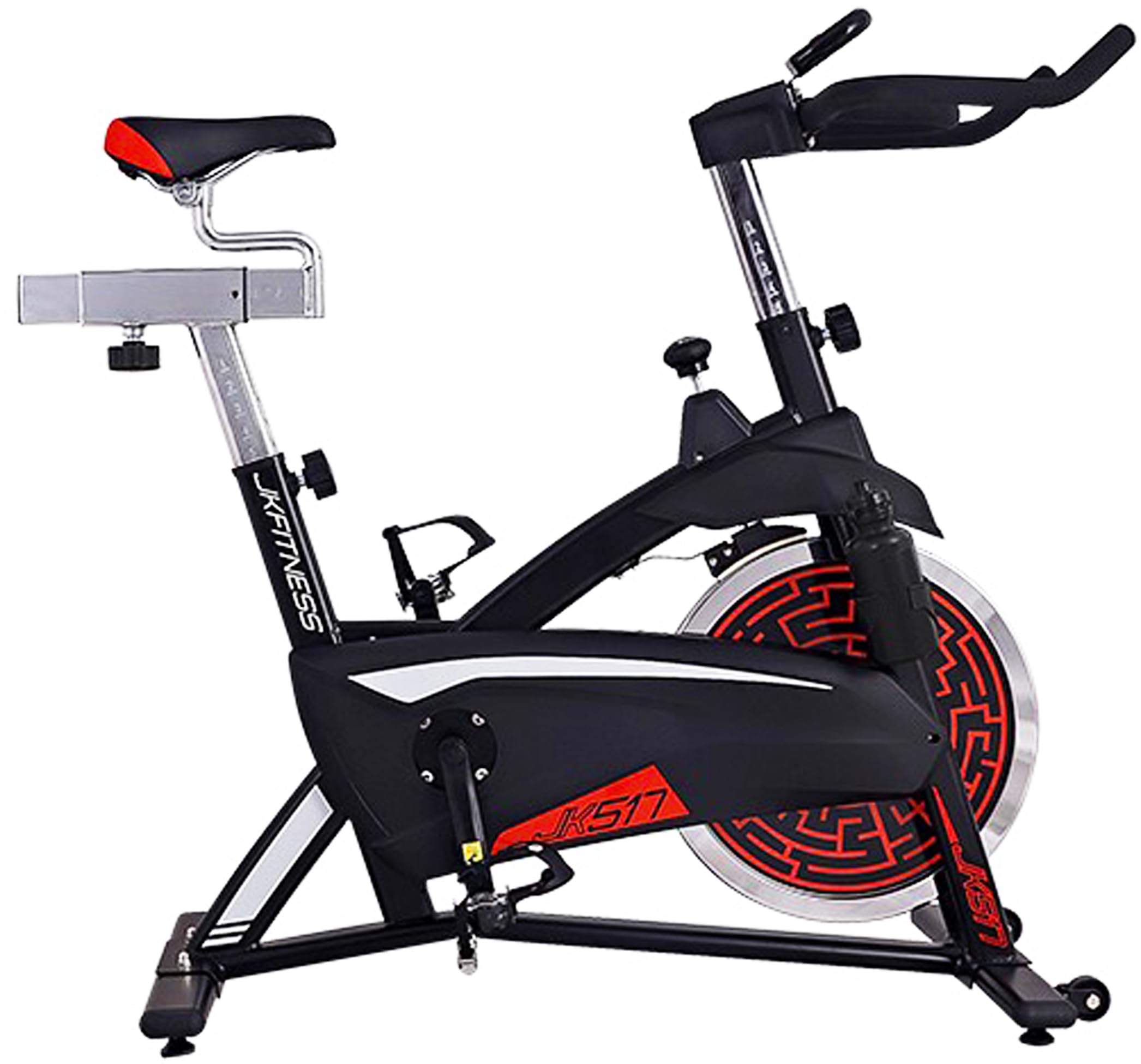 jk-fitness-spin-bike-volano-18-kg-trasmissione-a-cinghia-lcd image 1