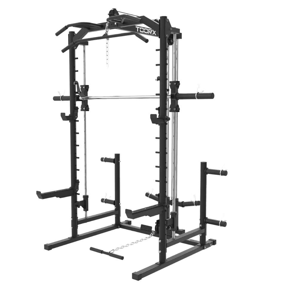 toorx-wlx-90-smith-machine-power-rack-3-in-1-300-kg-con-cavi image 1
