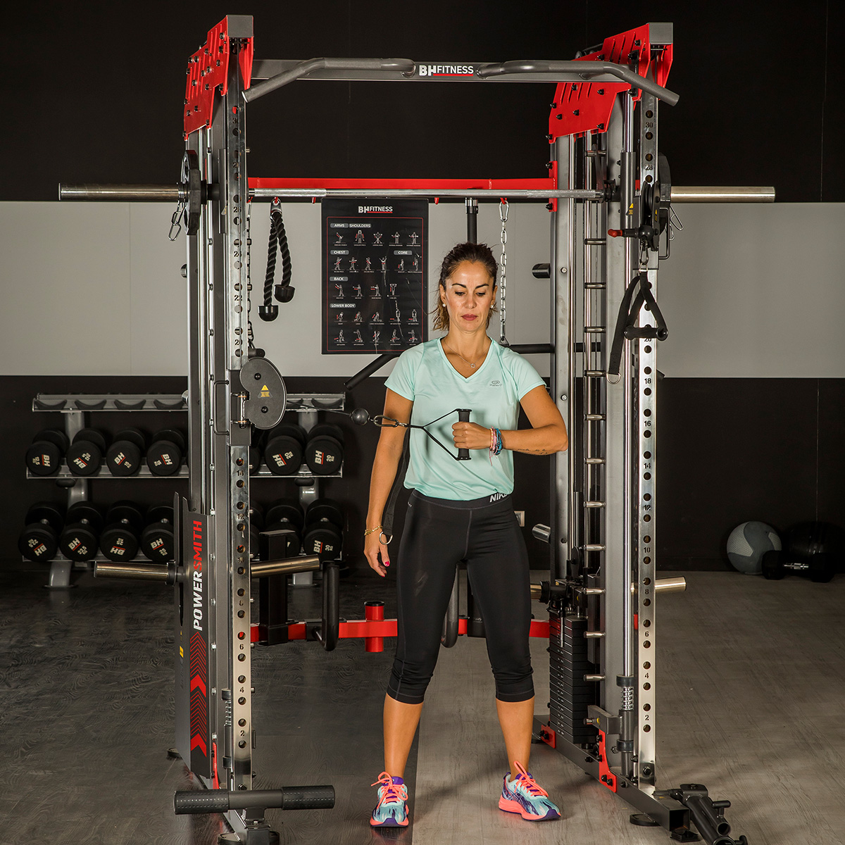 bh-fitness-power-smith-g145-multiestazione-muscolazione-40-esercizi image 5