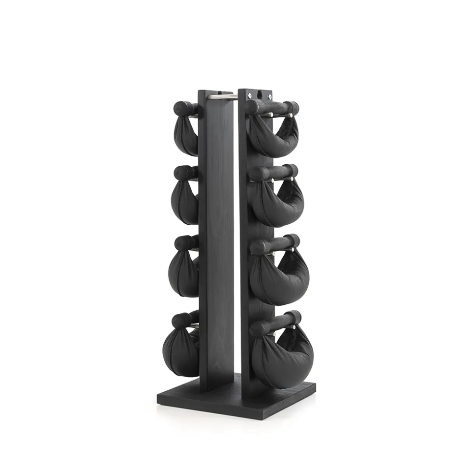waterrower-swingtower-shadow-torre-in-legno-con-swingbell-2-8-kg image 1