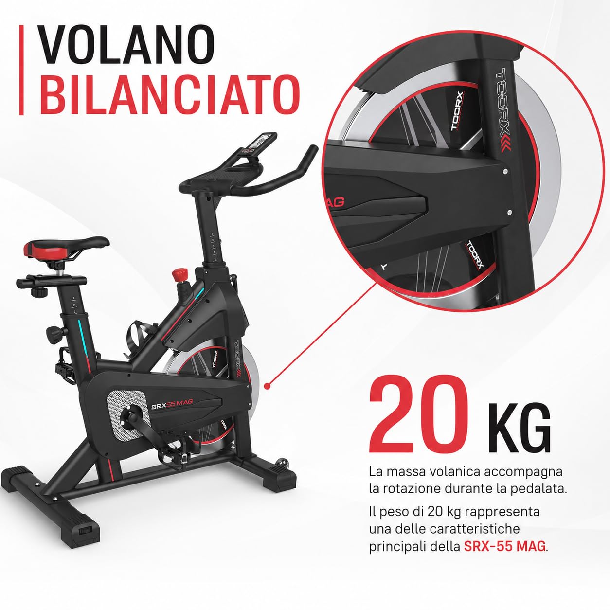 toorx-srx-55mag-indoor-cycle-spin-bike-magnetica-volano-20-kg image 3