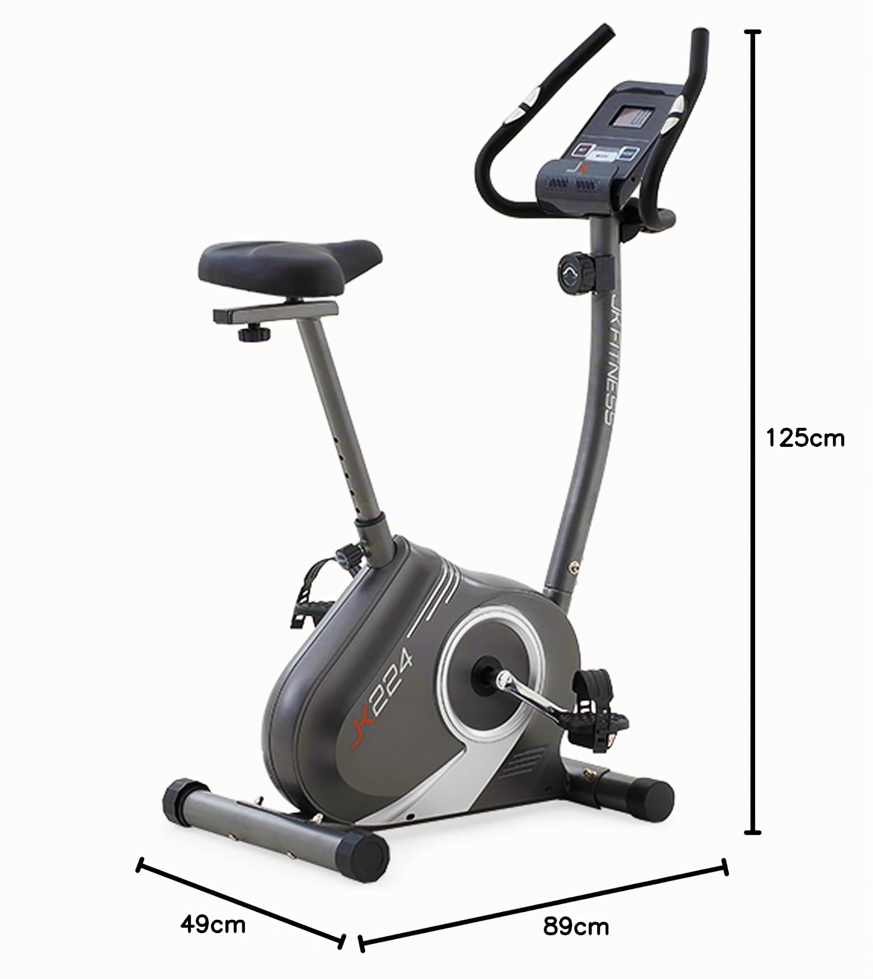 jk-fitness-jk-224-cyclette-magnetica-volano-7-kg-8-livelli image 2