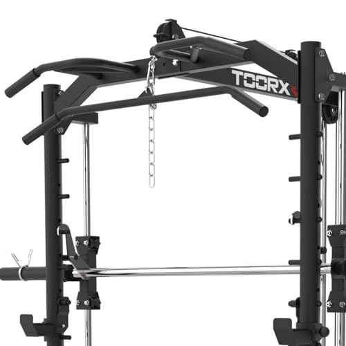 toorx-wlx-90-smith-machine-power-rack-3-in-1-300-kg-con-cavi image 5