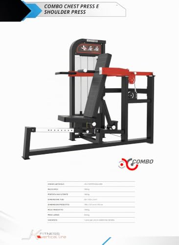 jk-fitness-combo-chest-shoulder-press-3in1-con-pacco-pesi-100-kg image 4