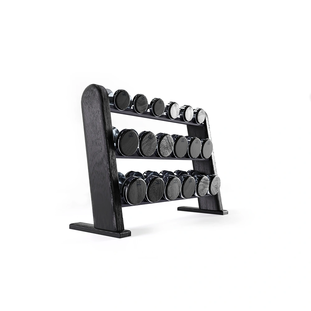 waterrower-nohrd-dumbbells-shadow-set-manubri-con-rastrelliera image 1