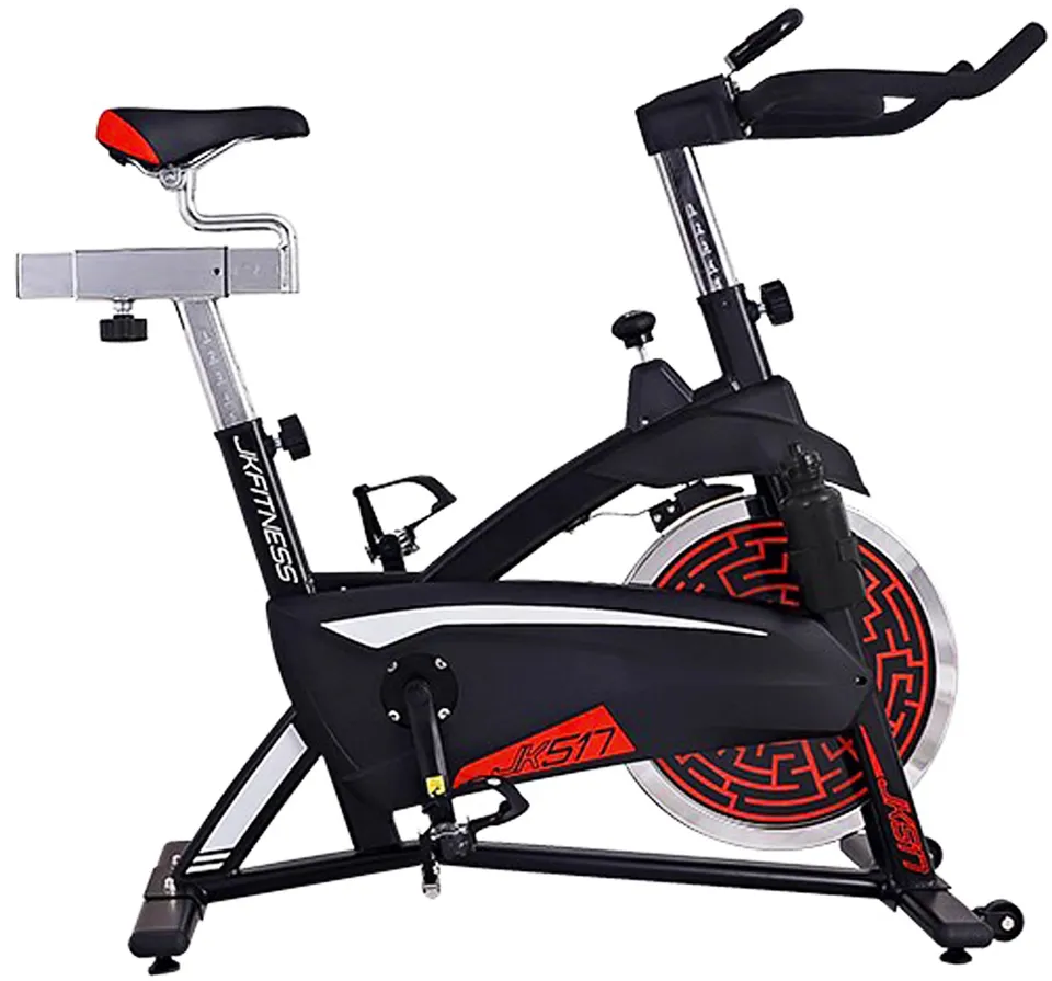 jk-fitness-spin-bike-volano-18-kg-trasmissione-a-cinghia-lcd image 1