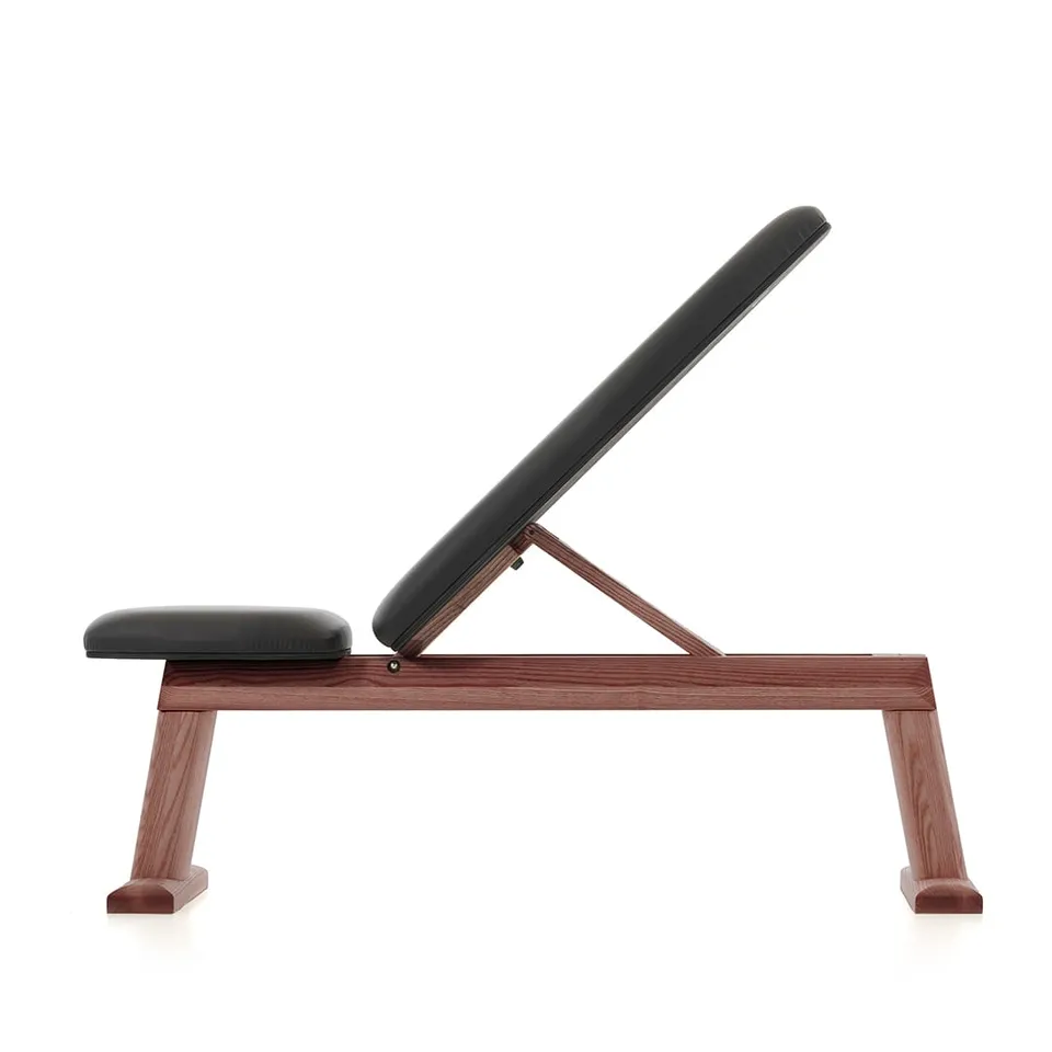 waterrower-weightbench-club-sport-panca-multifunzione-legno image 1