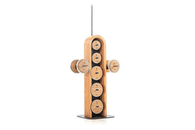 waterrower-nohrd-weightplate-tower-quercia-torre-pesi-in-rovere image 1