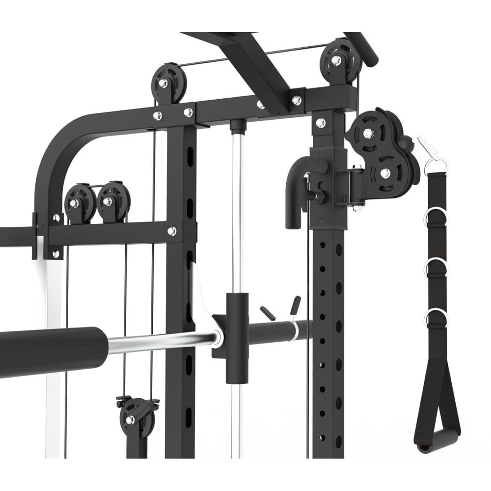 toorx-asx-90-all-in-one-rack-smith-machine-dual-pulley image 3