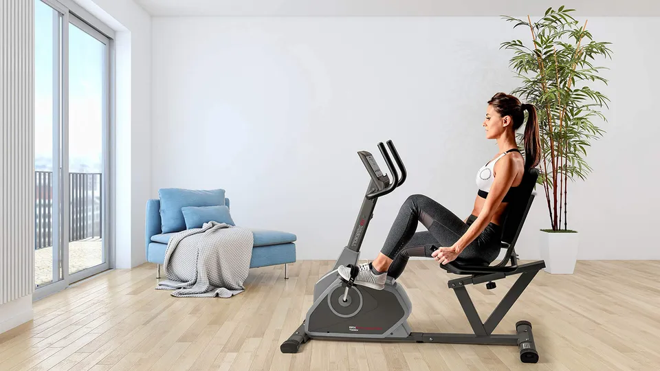 toorx-brx-r-65-comfort-cyclette-recumbent-reclinabile-grigio image 1