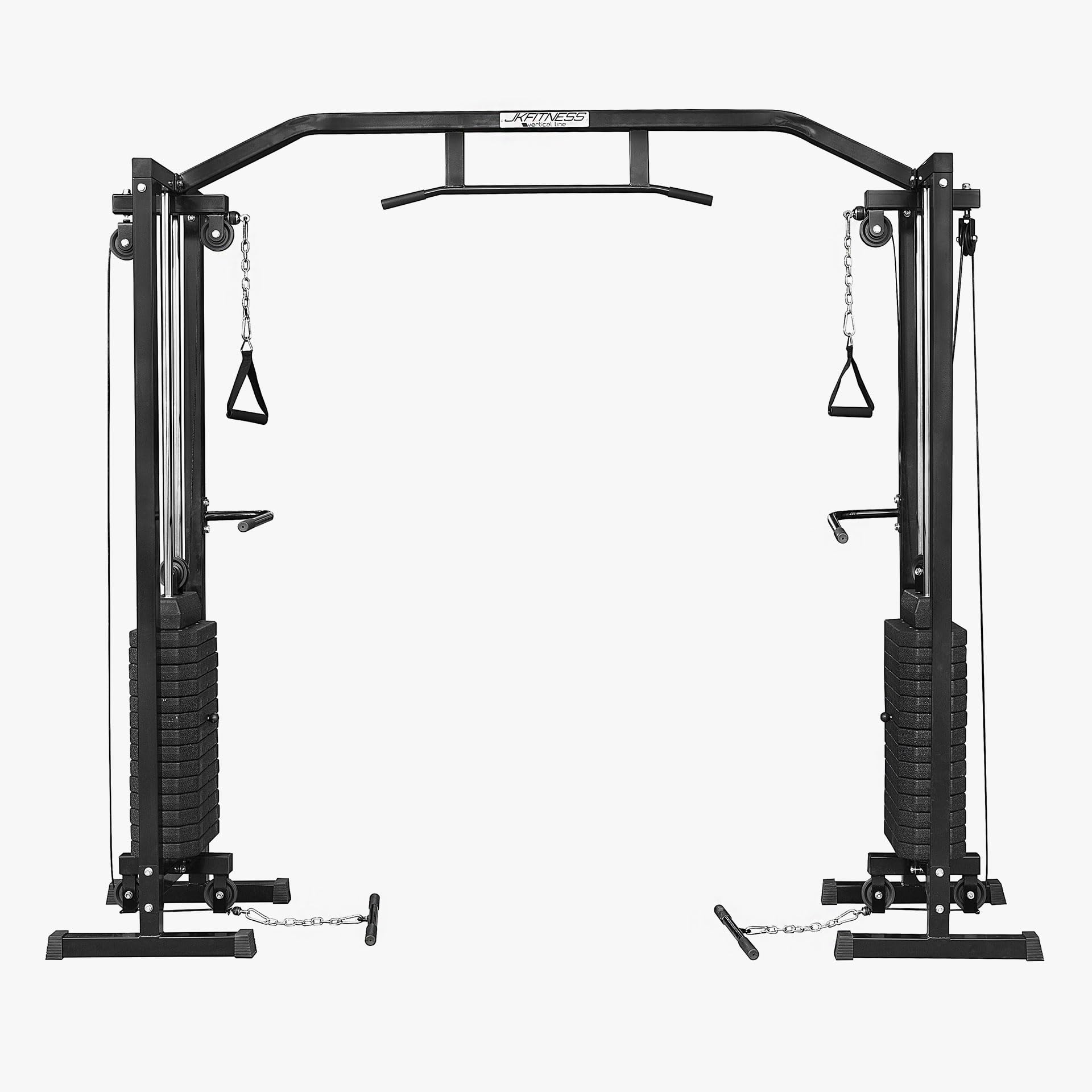 jk-fitness-jkv-ccr-stazione-cavi-incrociati-2x68-kg-con-barra-trazioni image 3
