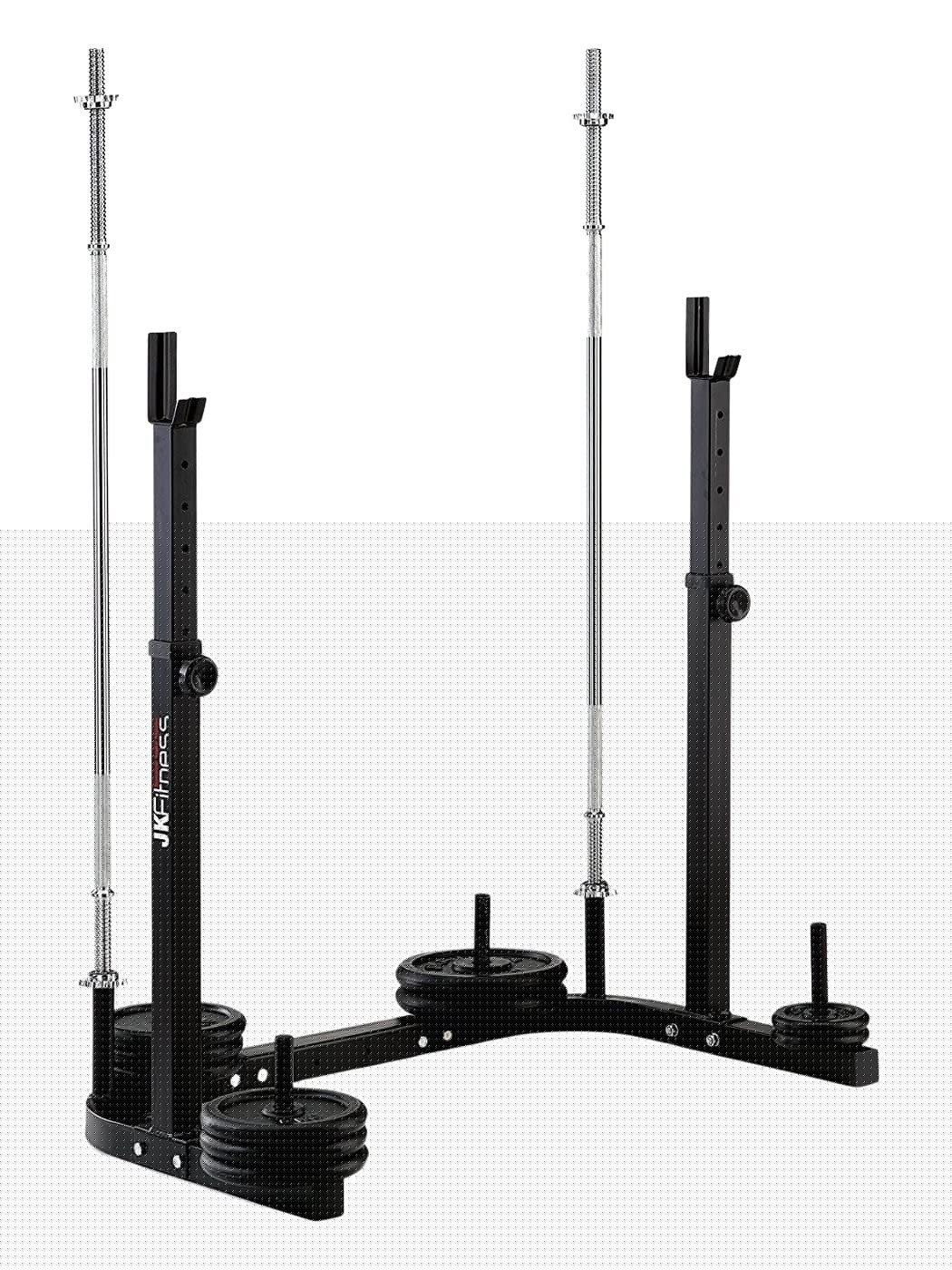jk-fitness-6065-cavaletto-portabilanciere-regolabile-nero image 1