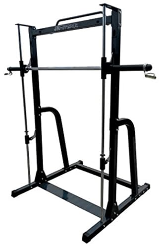 jk-fitness-smith-machine-300-kg-con-bilanciere-guidato-e-barra-trazioni image 4