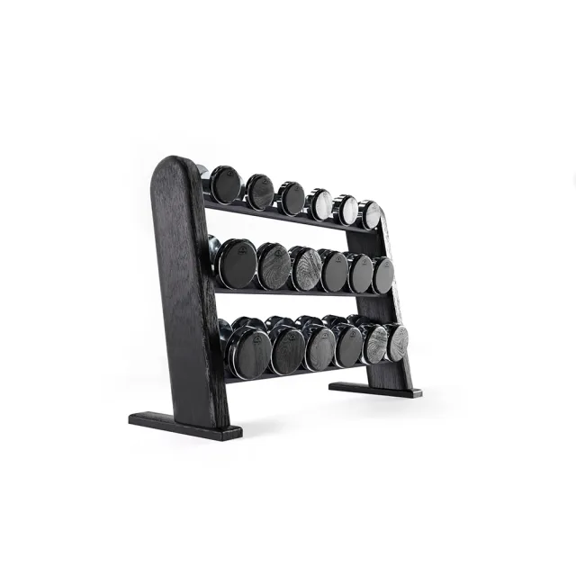 waterrower-nohrd-dumbbells-shadow-set-manubri-con-rastrelliera image 1