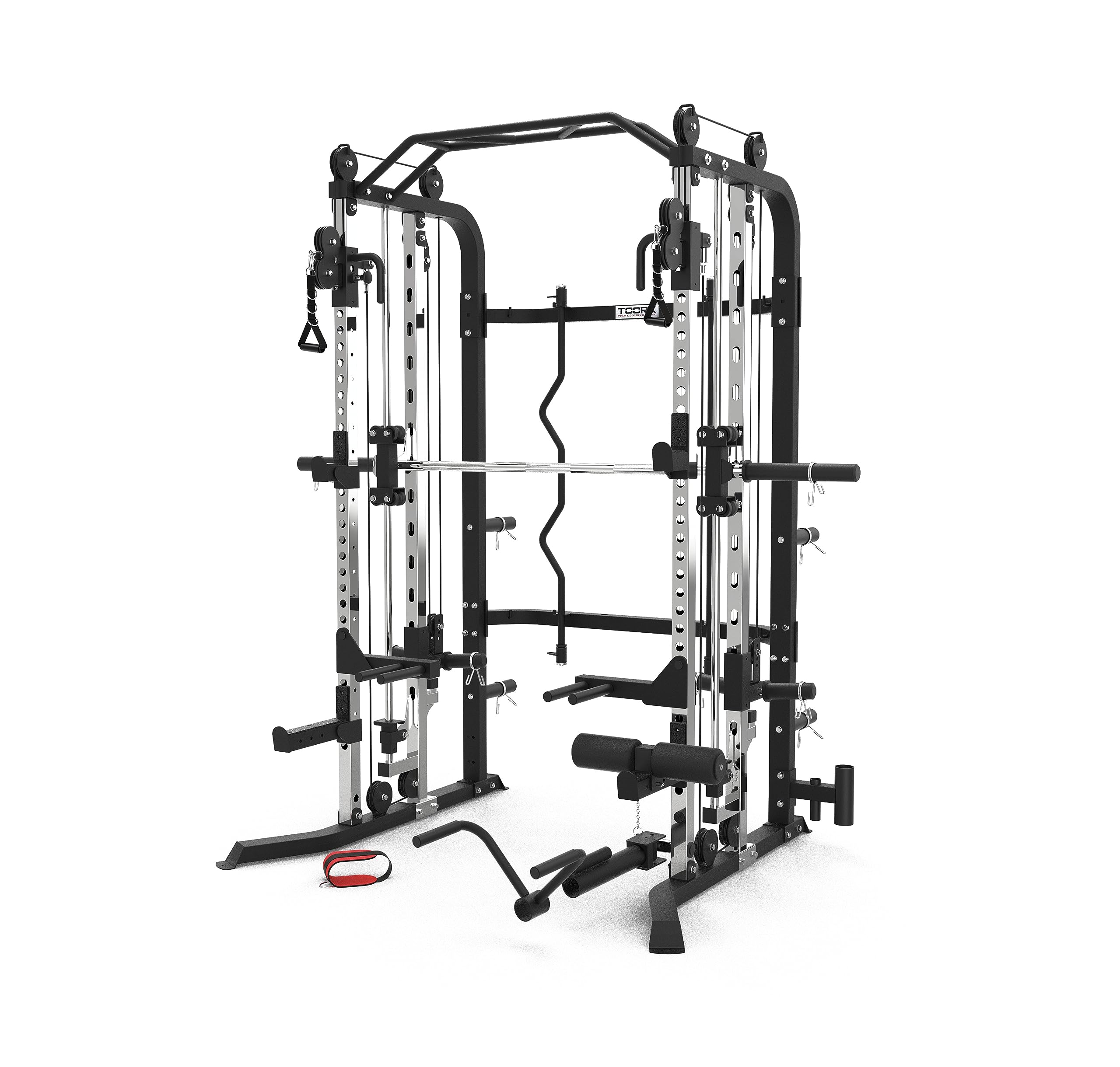 toorx-asx-2000-stazione-all-in-one-3-in-1-dual-pulley-smith-rack image 1