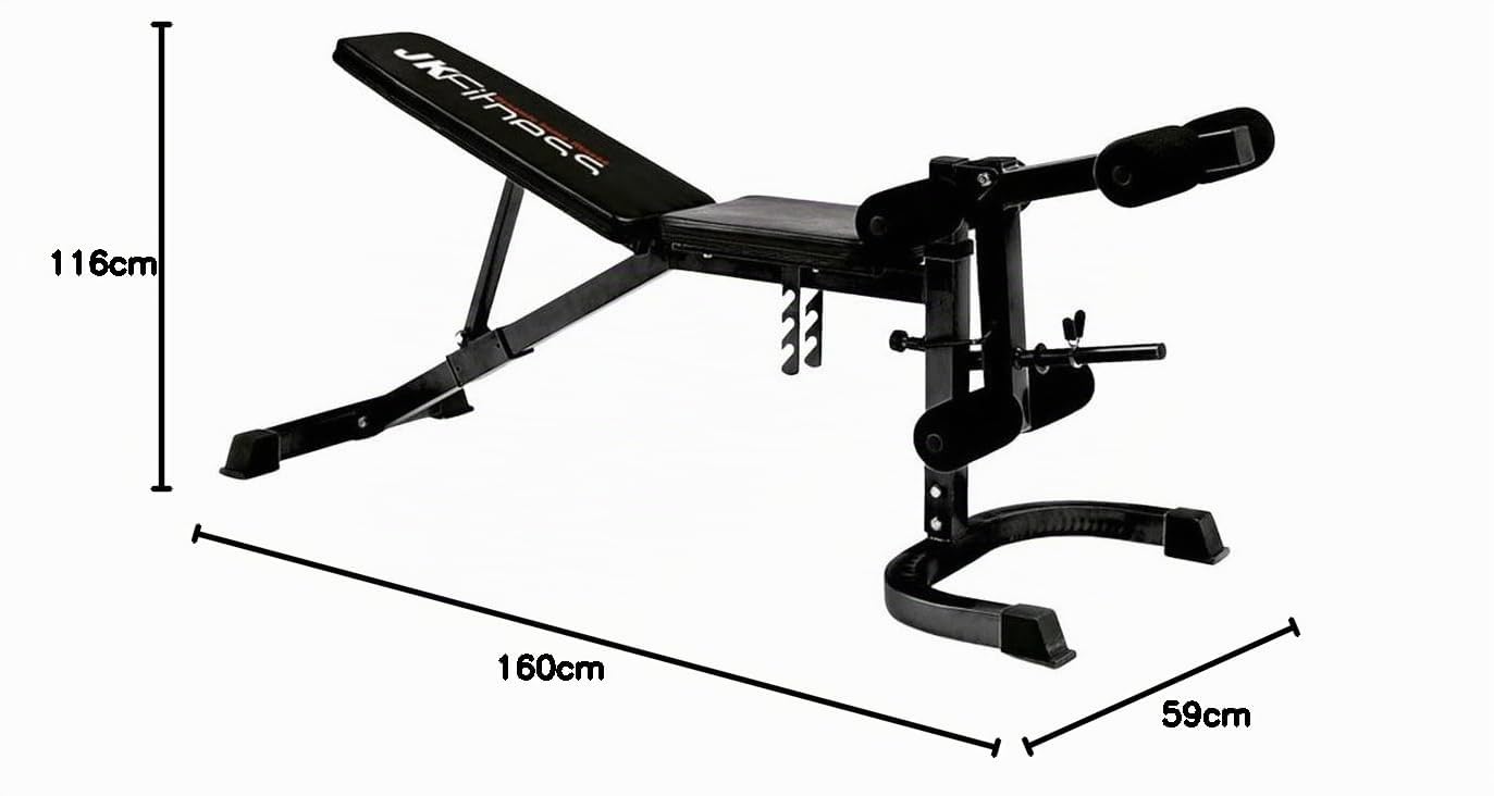 jk-fitness-6050-panca-regolabile-con-leg-extension-120-kg image 2