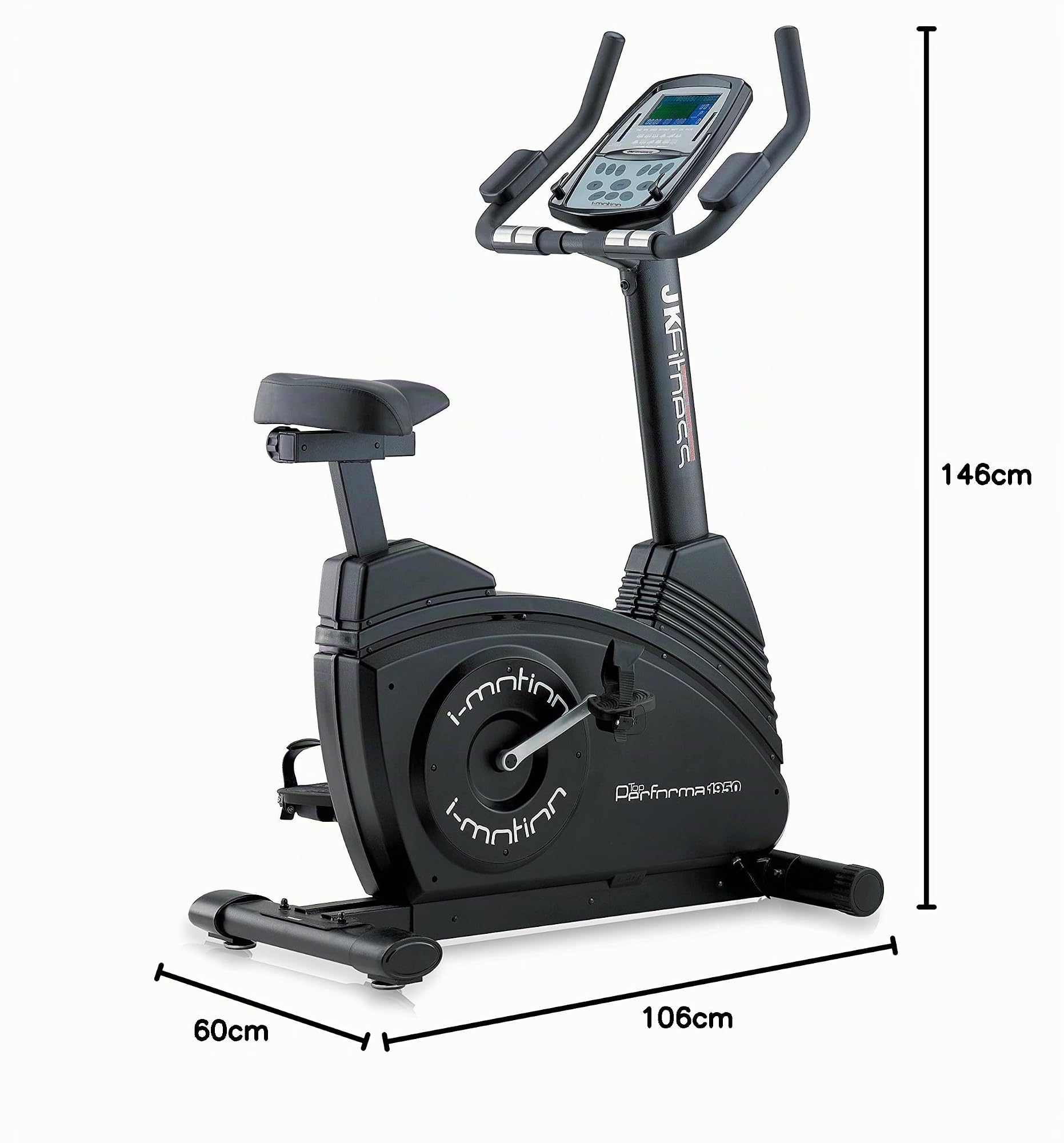 jk-fitness-top-performa-cyclette-elettromagnetica-nero image 2