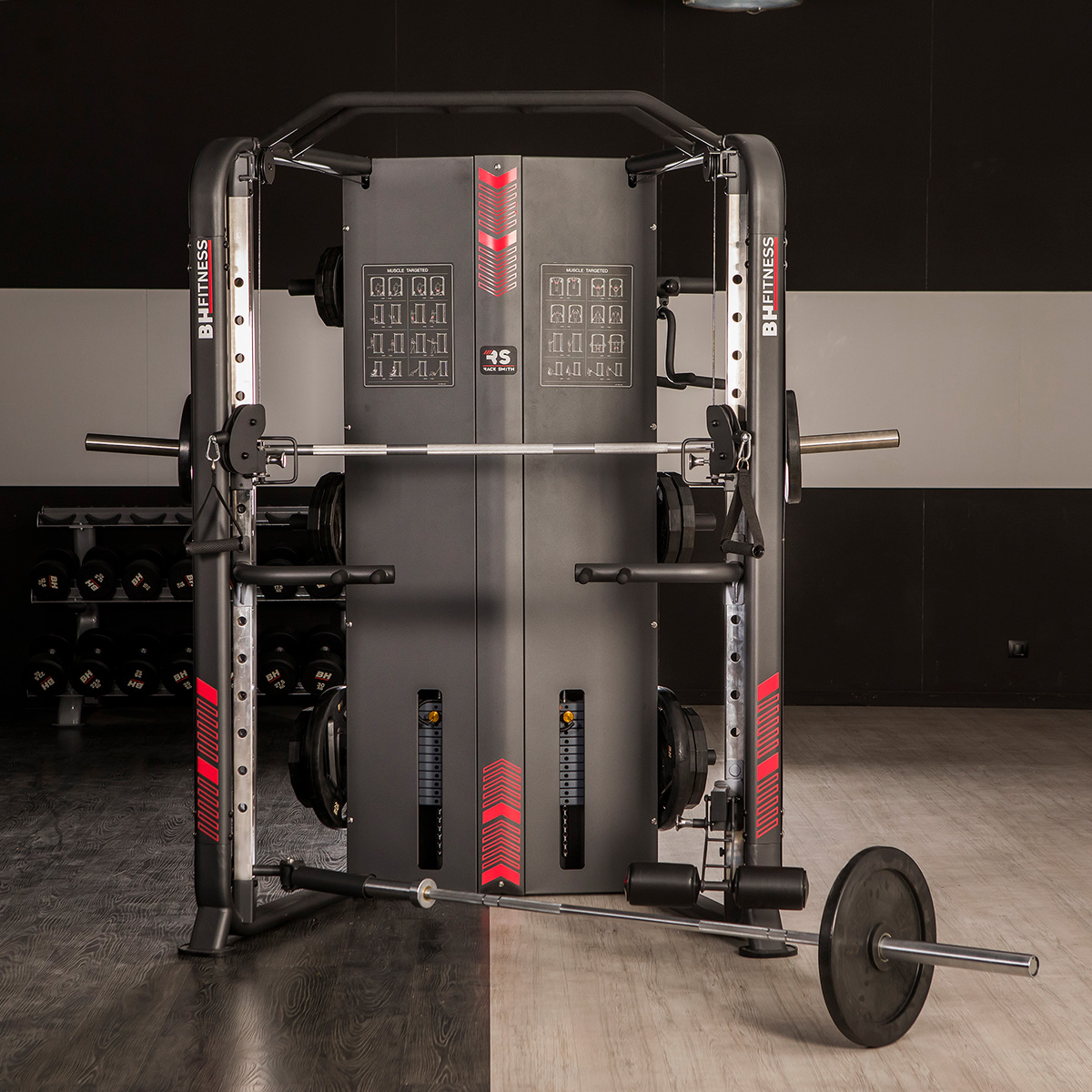 bh-fitness-g160-rack-smith-multifunzione-semiprofessionale image 2