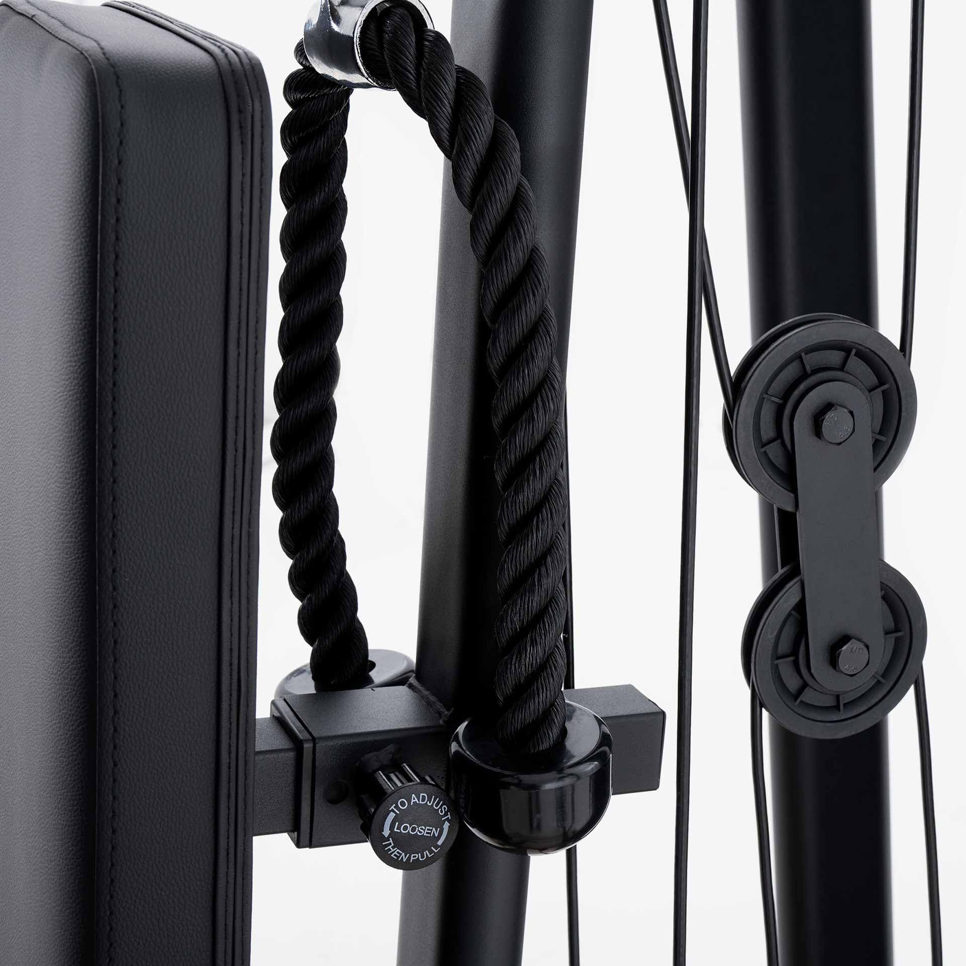 jk-fitness-jk6140-fullblack-pro-stazione-multifunzione-double-pulley-80-kg image 6