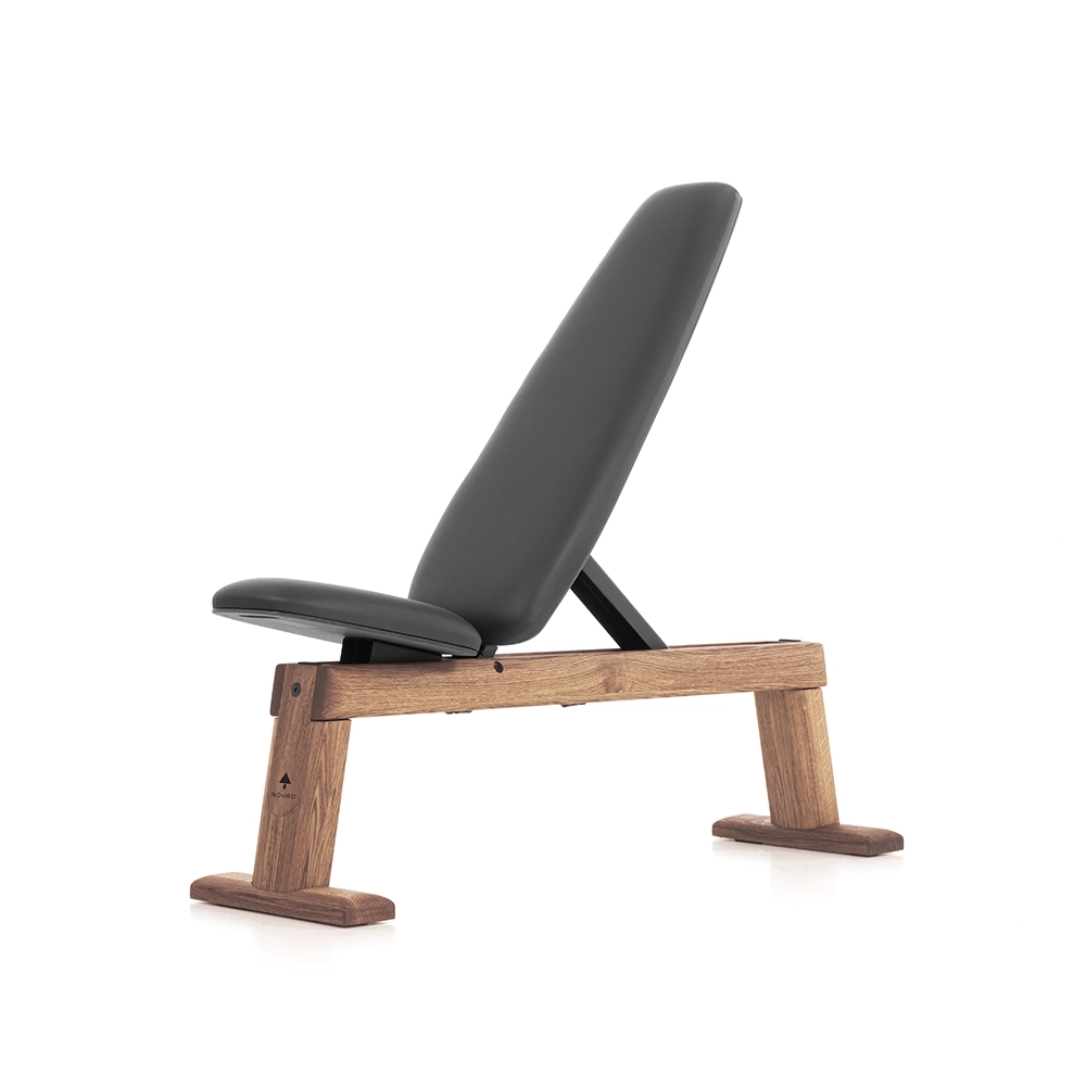 waterrower-weightbench-vintage-panca-pesi-in-legno image 3