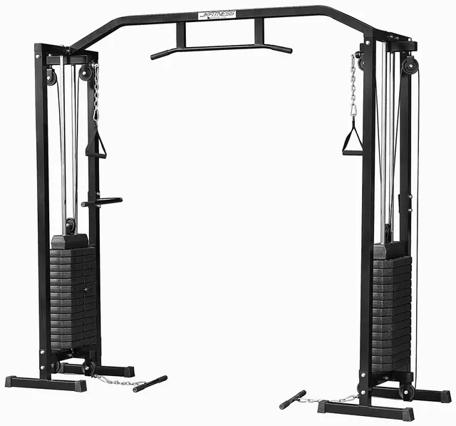 jk-fitness-jkv-ccr-stazione-cavi-incrociati-2x68-kg-con-barra-trazioni image 1