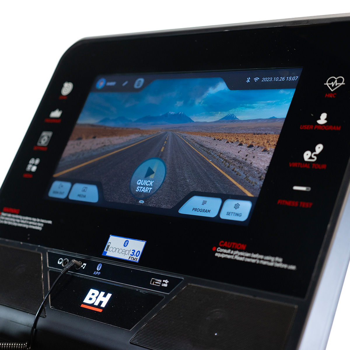 bh-fitness-rs1000-multimedia-g6179tft-tapis-roulant-pieghevole image 2