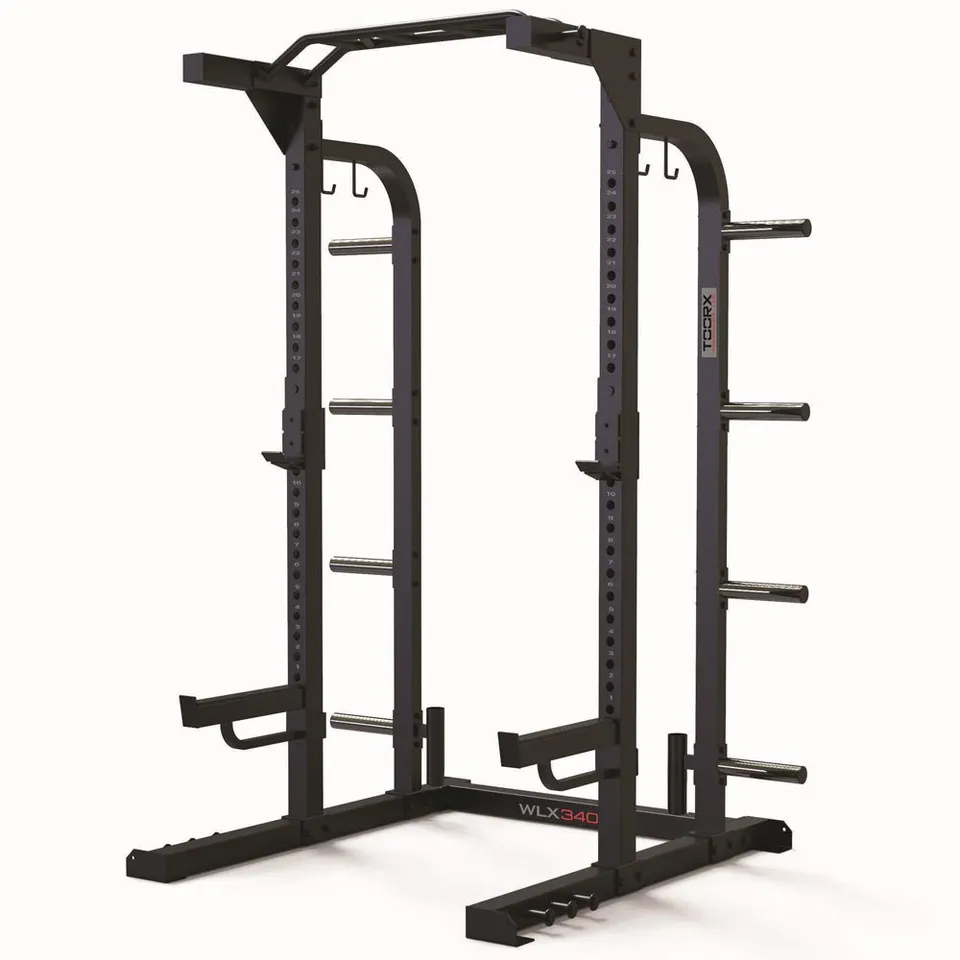 toorx-wlx-3400-half-rack-con-traliccio-multipresa-e-8-barre-elastici image 1