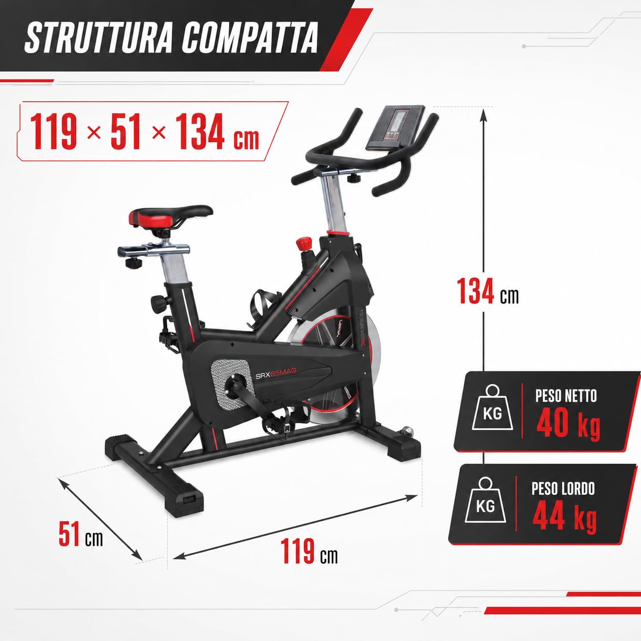 toorx-srx-65mag-indoor-cycle-spin-bike-magnetica image 2