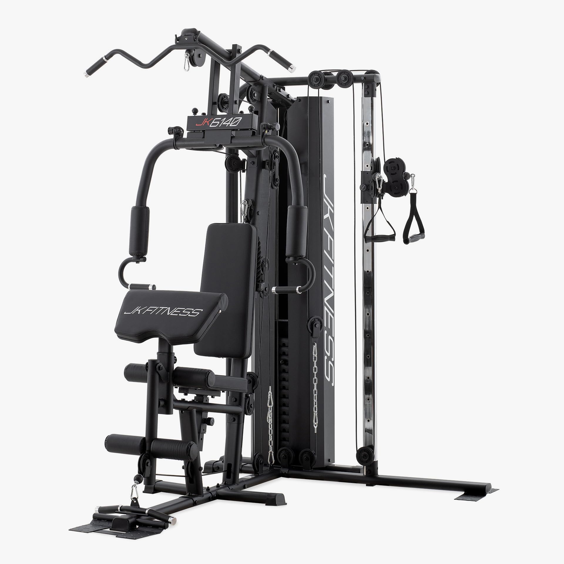 jk-fitness-jk6140-fullblack-pro-stazione-multifunzione-double-pulley-80-kg image 1