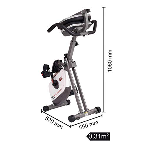 toorx-brx-recumbent-compact-cyclette-reclinata-pieghevole image 3