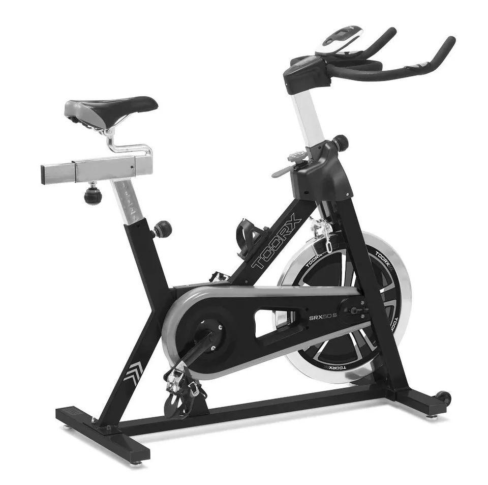 toorx-srx-50s-spin-bike-biking-volano-20-kg-nero-grigio image 1