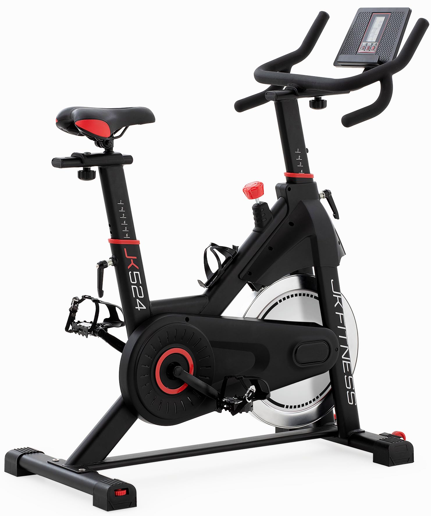 jk-fitness-jk-524-spin-bike-magnetica-volano-20-kg-zwift-nero image 1
