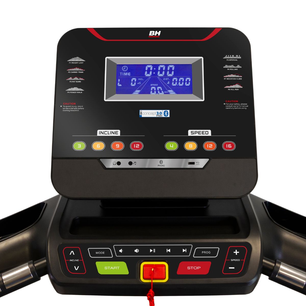 bh-fitness-rs800-g6176-tapis-roulant-20-km-h-bluetooth-ftms image 2