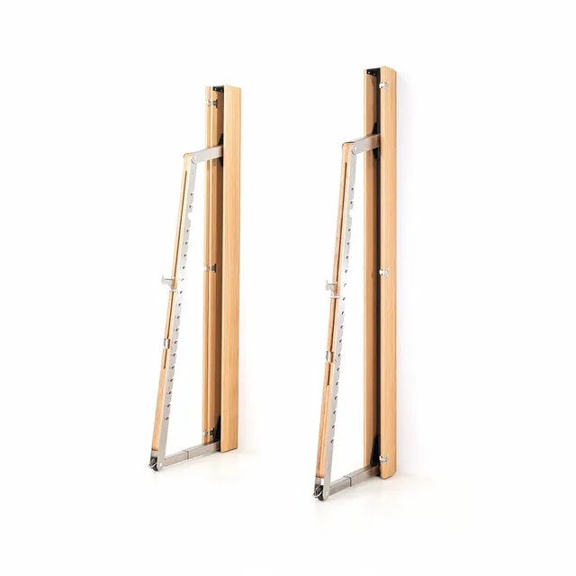 waterrower-nohrd-squatrack-quercia-rastrelliera-pieghevole-salvaspazio image 1