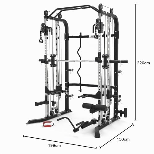 toorx-asx-2000-stazione-all-in-one-3-in-1-dual-pulley-smith-rack image 8
