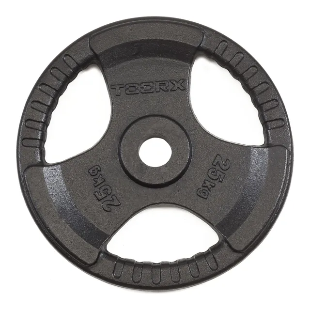toorx-disco-ghisa-nero-25-kg-foro-50-mm-olimpionico image 1