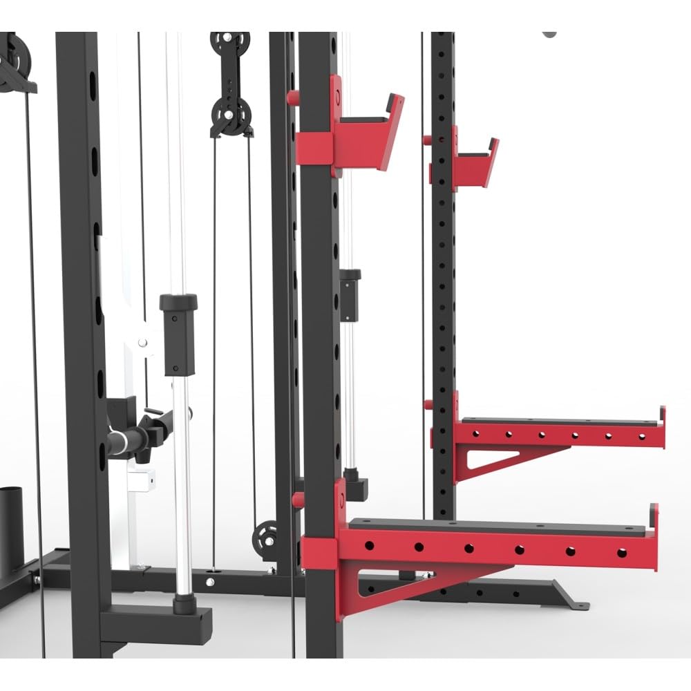 toorx-asx-90-all-in-one-rack-smith-machine-dual-pulley image 8