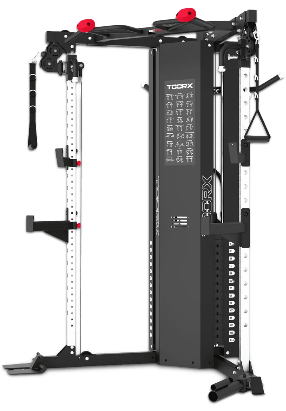 toorx-csx-90-dual-pulley-cable-cross-stazione-multifunzionale-2x75-kg image 1